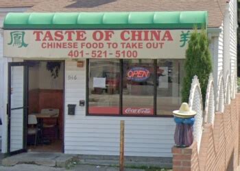 Chinese food providence ri - In the mood for delicious chinese food? Look no further! Click here for our location, view our menu and order online for pickup or delivery. ... Taste of China ... 